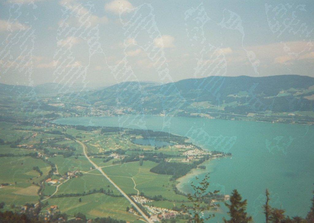 Blick nach Norden - Mondsee und Irrsee