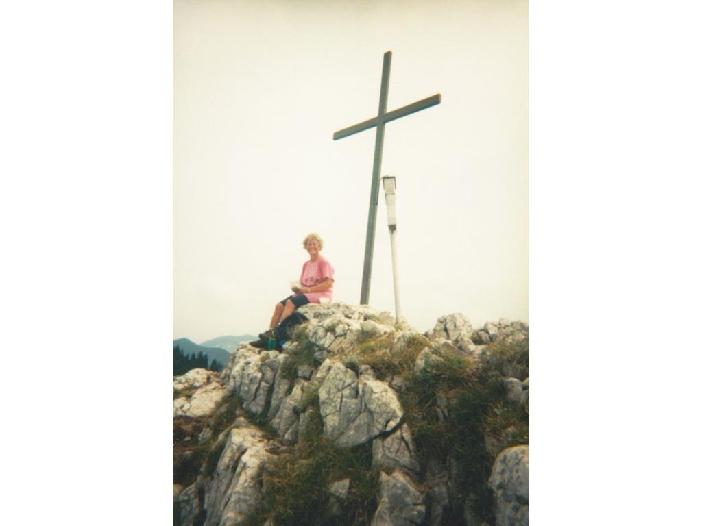 Auf dem Gipfel der Brennerin