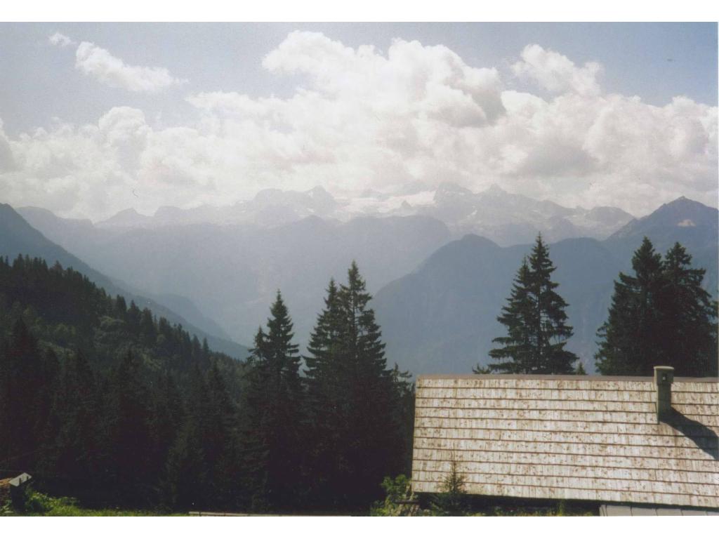 Dachsteinblick von der Hütteneckalm