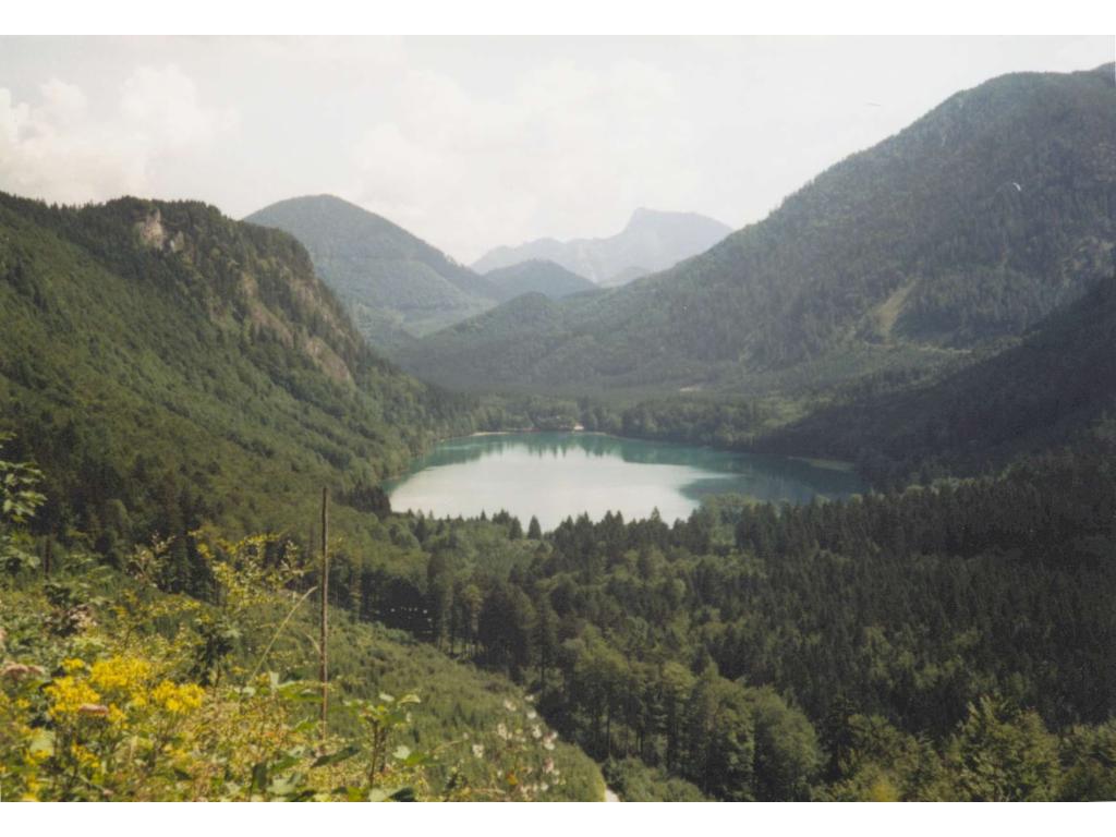 Vorderer Langbathsee mit Erlakogel