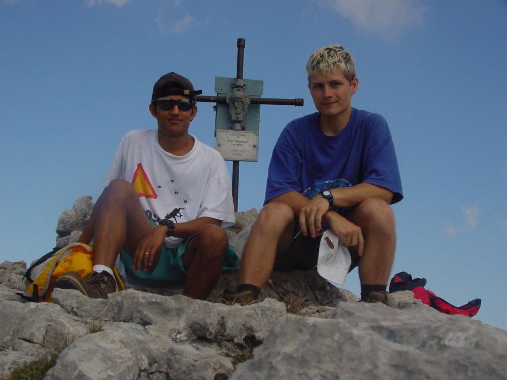 Auf dem Gipfel des Angerkogel
