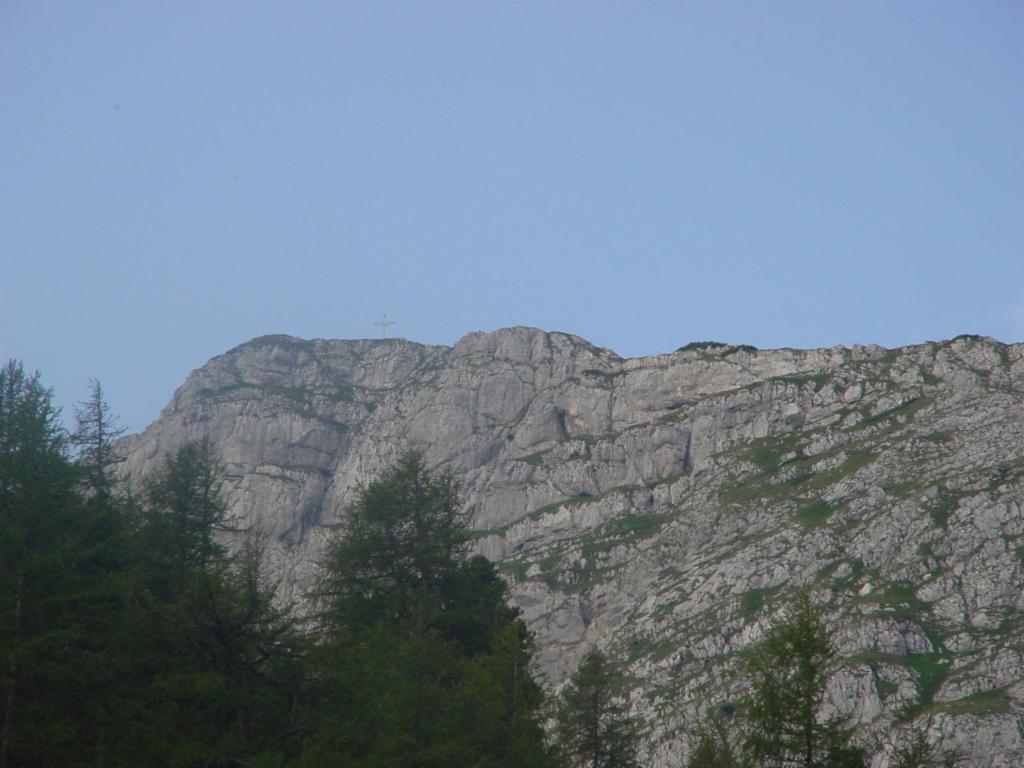 Blick zum Gipfel vom Austieg