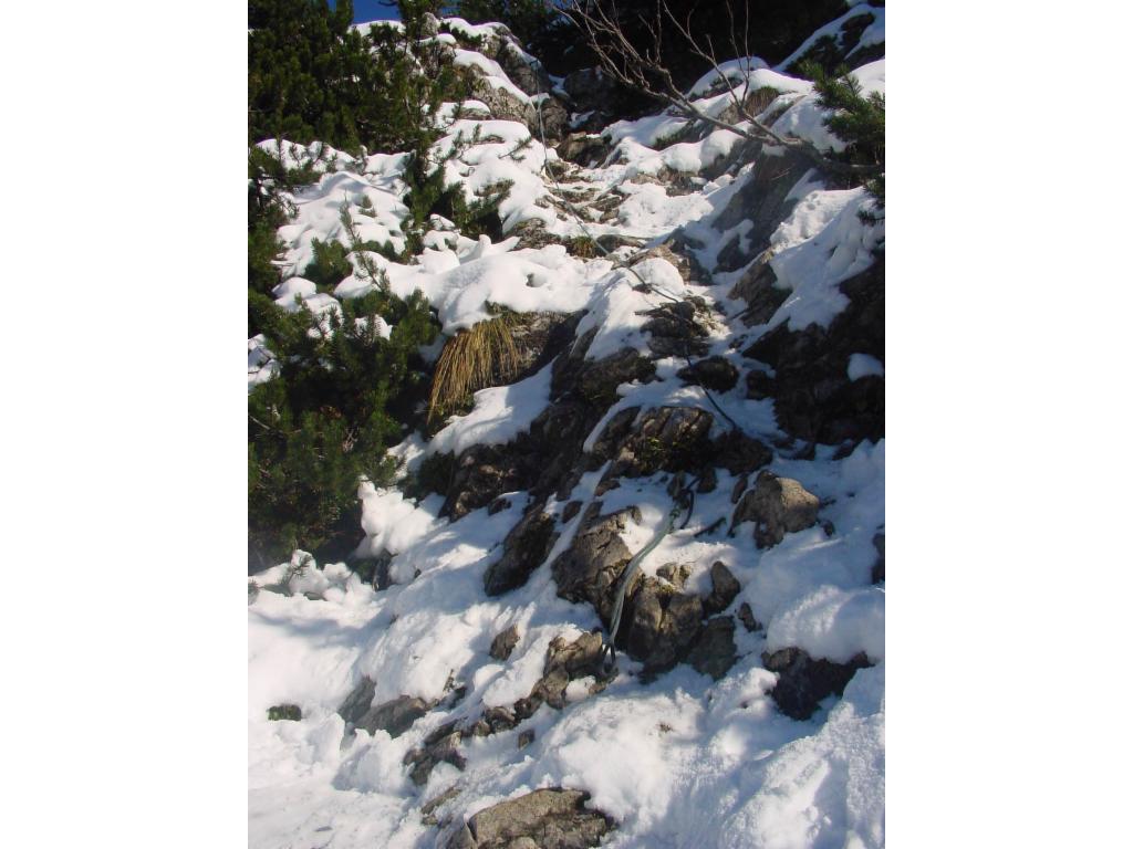 Felsstufen beim Aufstieg zum Kasberg