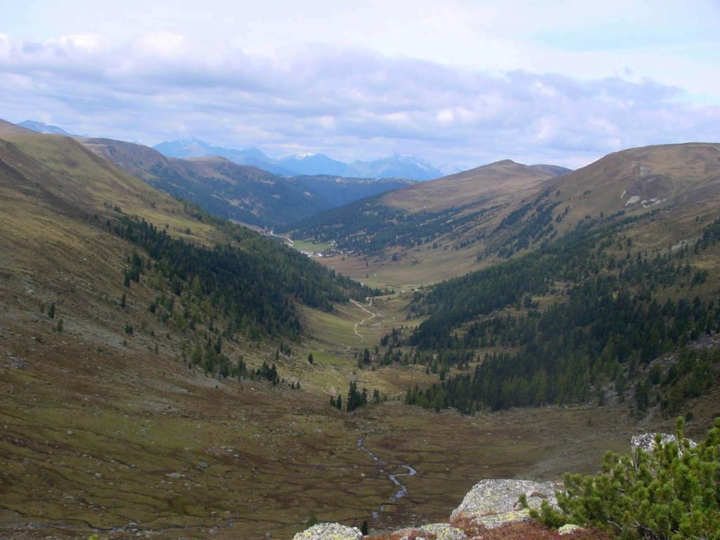 Blick vom Vorgipfel nach Norden