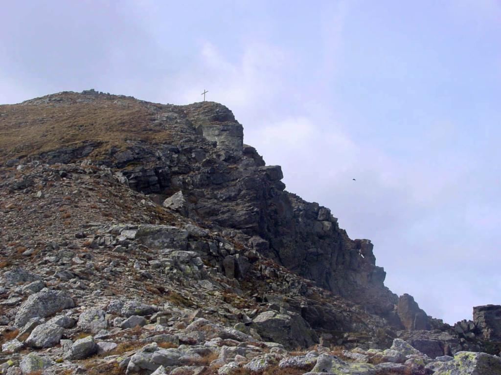 Gipfelkreuz in Sicht