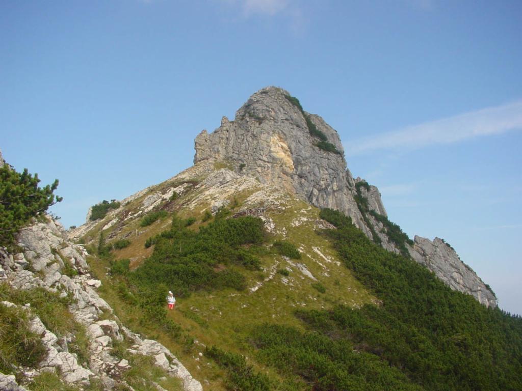Blick vom Grat zurück zum Rettenkogel