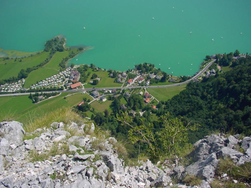 600m senkrecht hinab