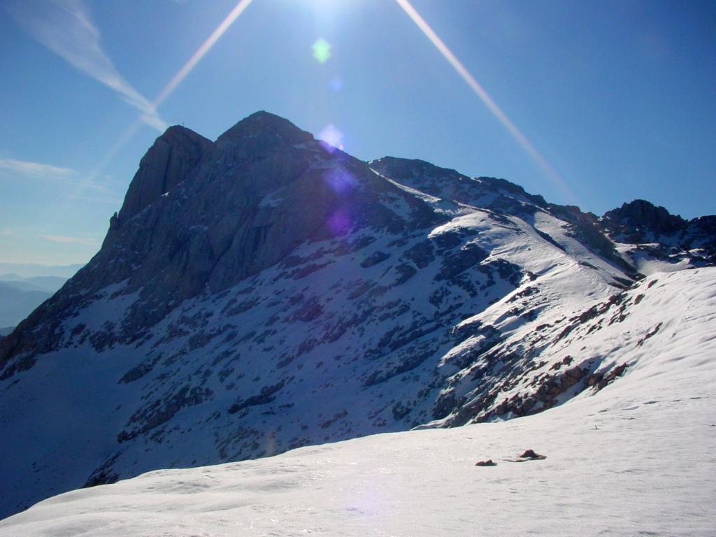 Schneebedeckter Gipfel