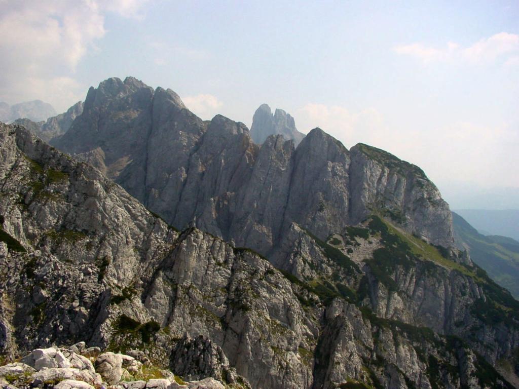 Mandlkögel, Bischofsmütze und Angerstein vom Steinriesenkogel
