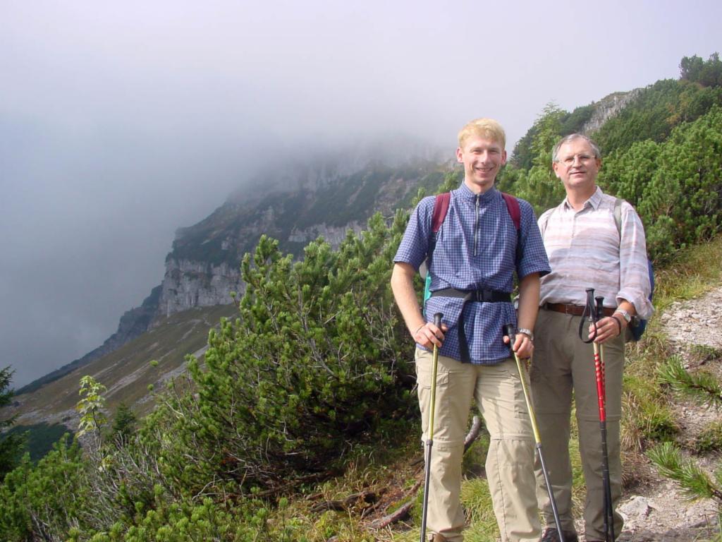 Am Beginn des Kammes - Hat der Berg einen Hut, ... ?