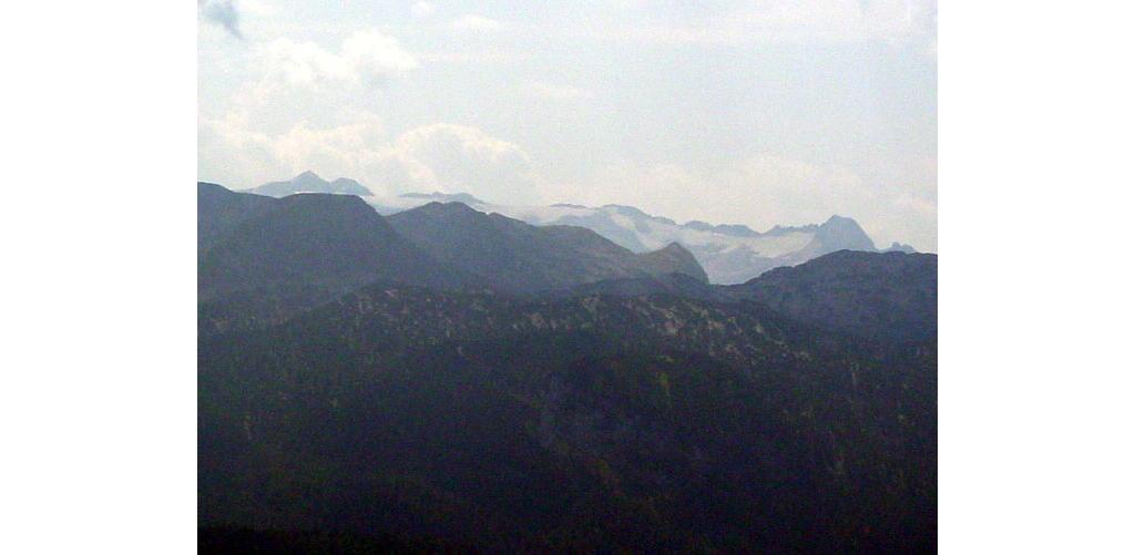 Hochkönig hinterm Hagengebirge vom Bärenstuhl
