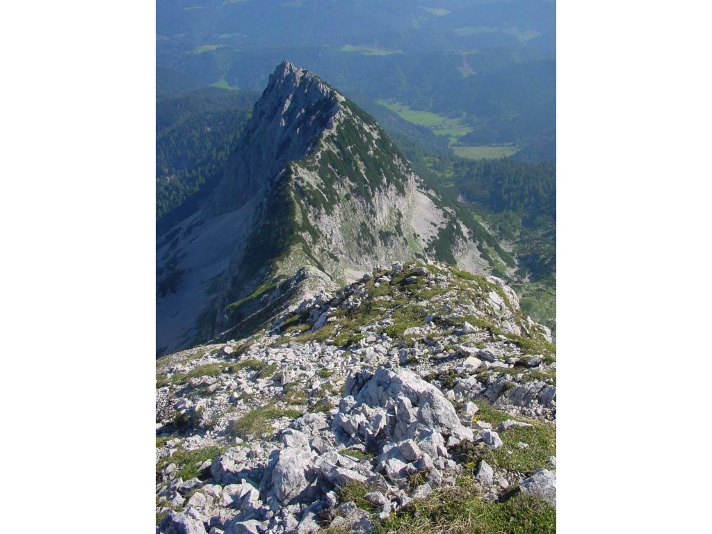Nordgrat abwärts