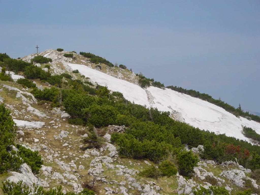 Gipfelkreuz in Sicht