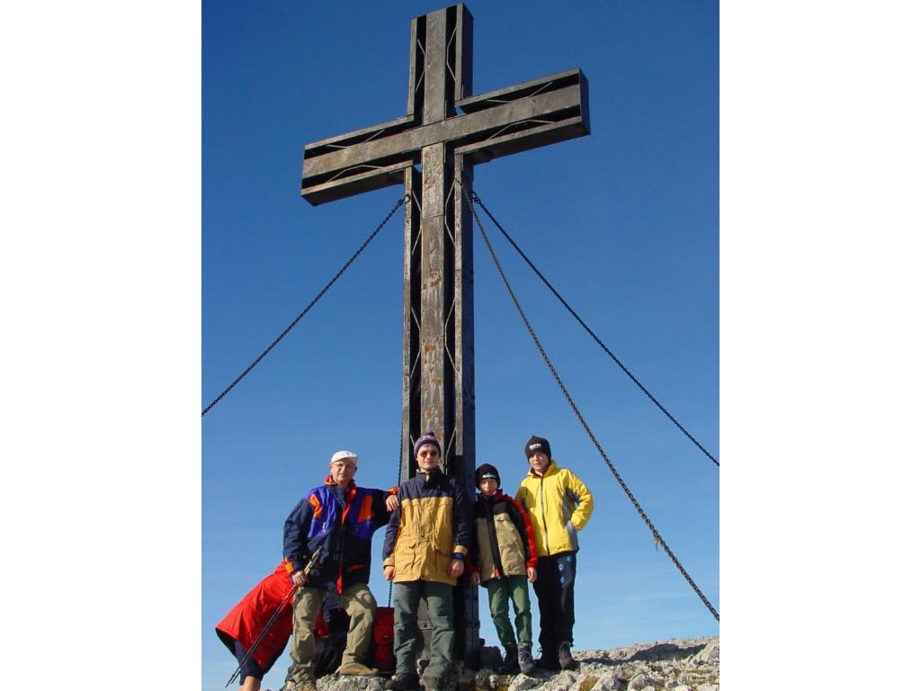 Beim Gipfelkreuz