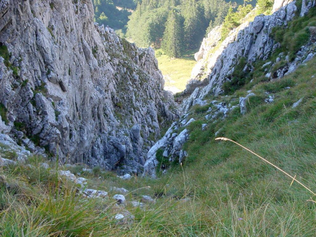 Schlucht des Südwandsteiges