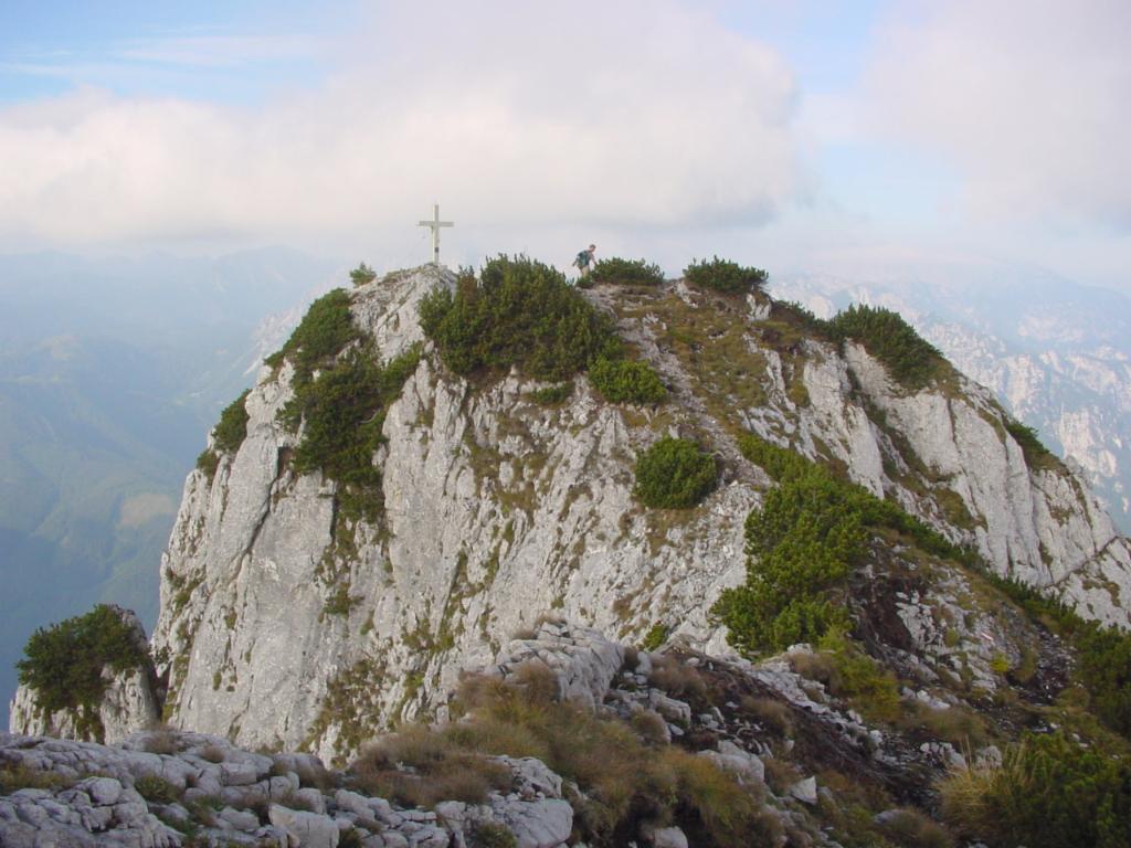 Gipfelkreuz in Sicht