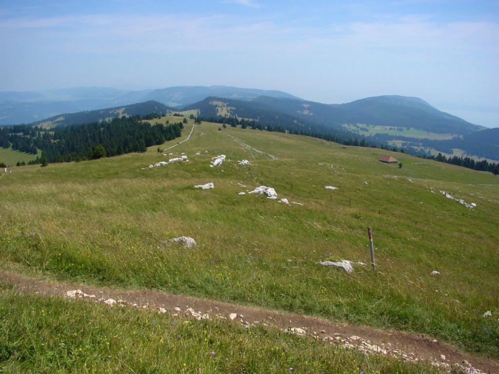 Vue du sommet vers le nordest