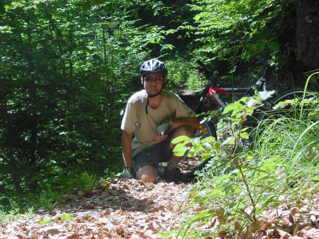Sur le chemin de descente