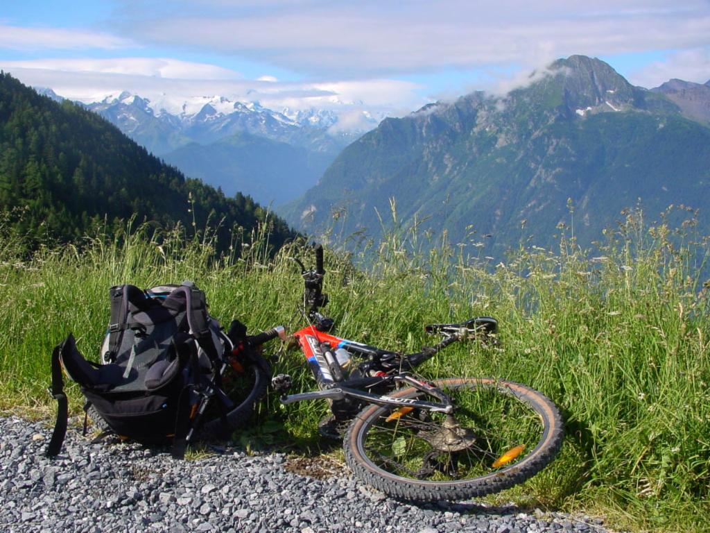 Vers l'Aiguille Verte