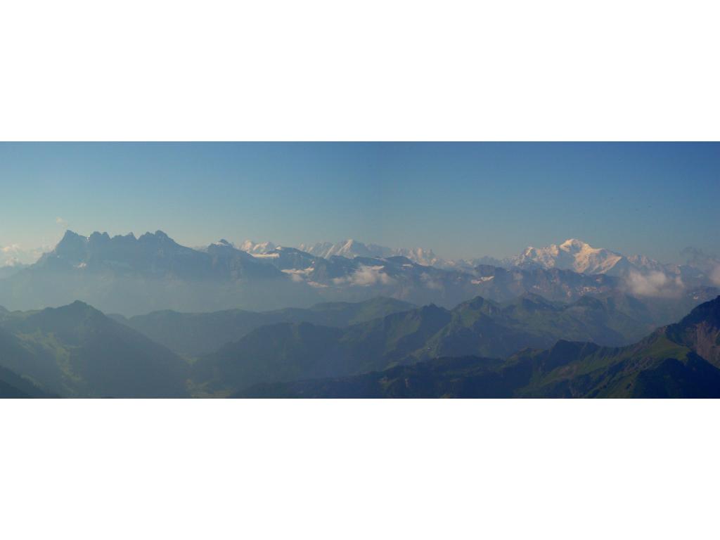Dents du Midi et Mont Blanc