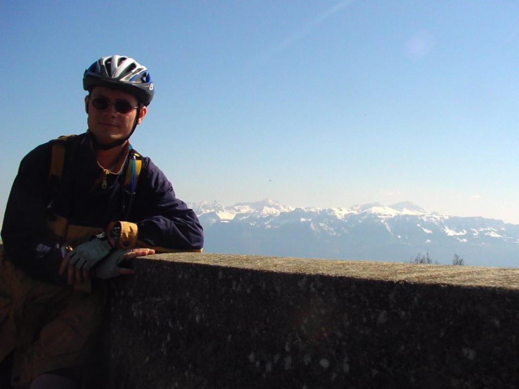 Les sommets du Chablais depuis le belvédère