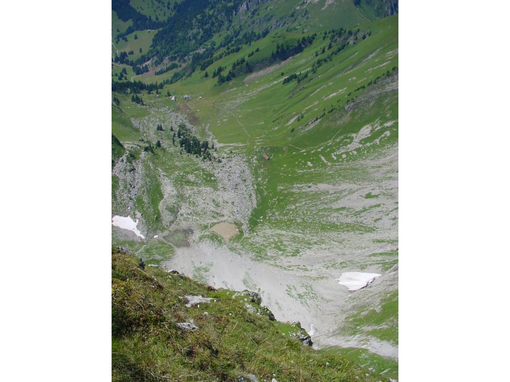Combe de Bounavaux depuis la descente
