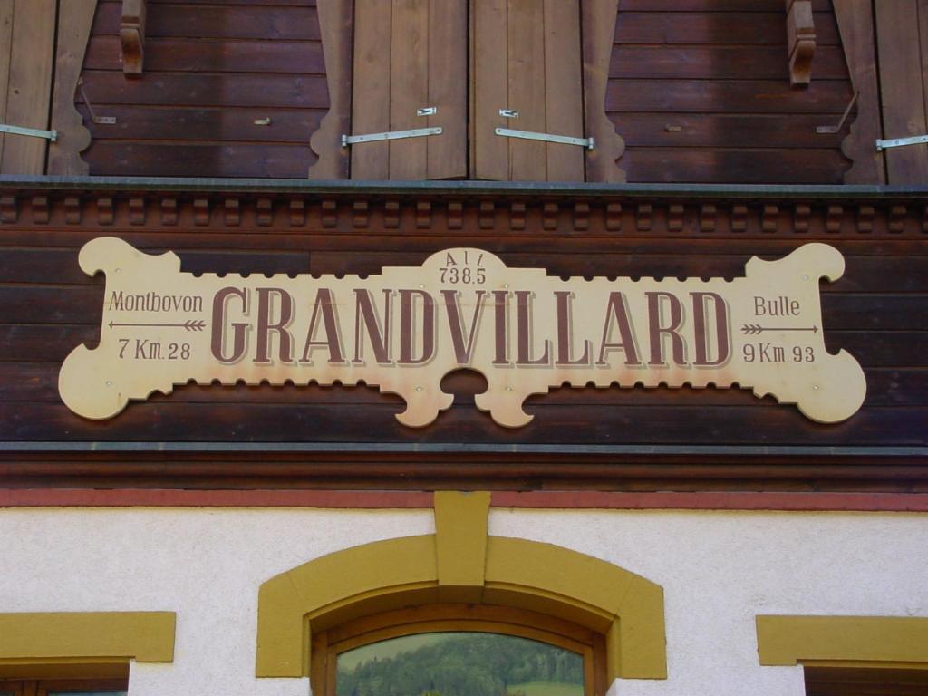 La gare de Grandvillard
