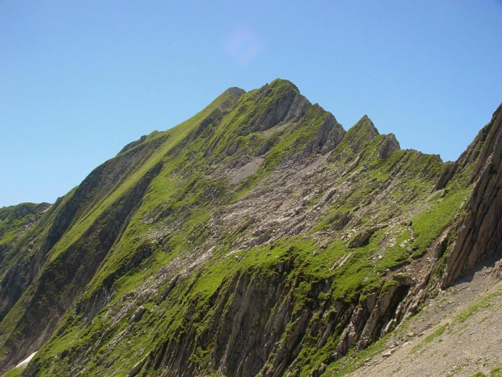 Le sommet depuis le nord-est
