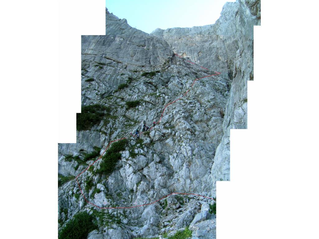 Unterster Abschnitt des Peternpfads