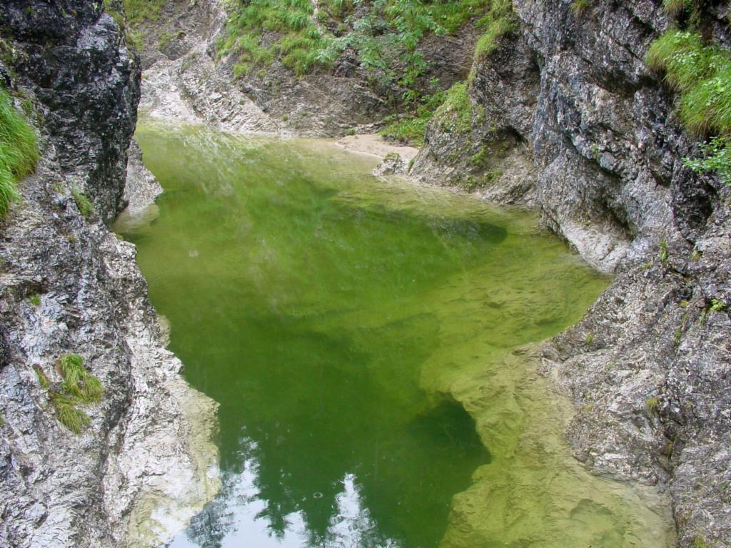 Unteres Ende der Strubklamm
