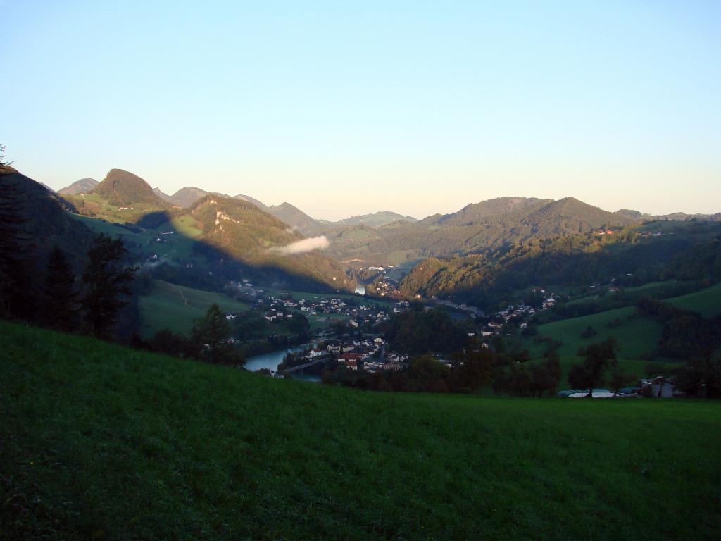 Losenstein Ennstal-auswärts in der Früh