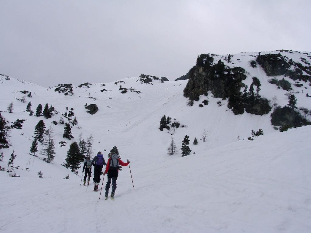 Route durch die erste Steilstufe