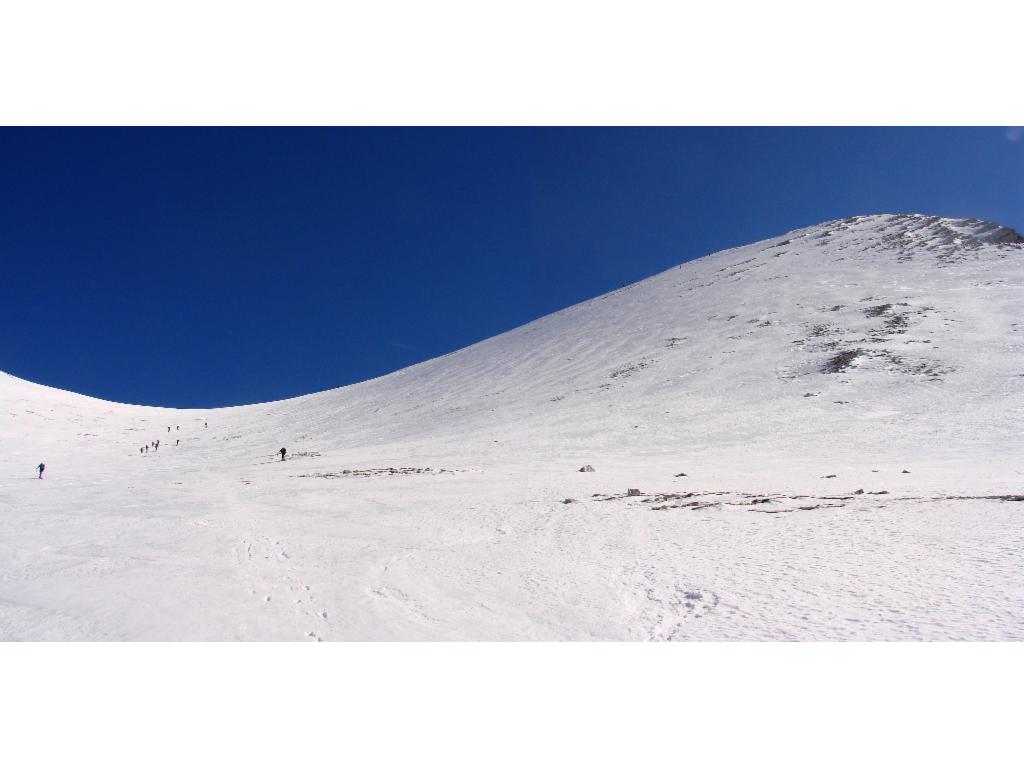 Aufstiegsroute: Gipfelhang