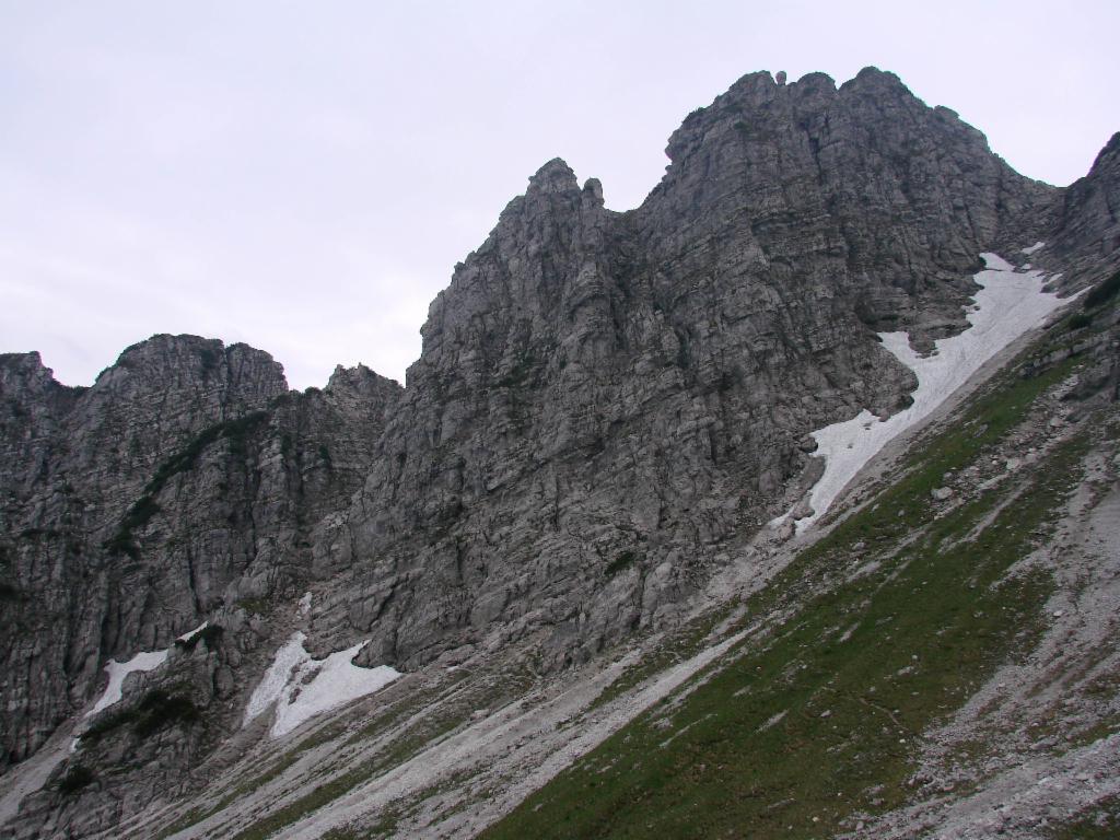 Durchstieg zum Grat