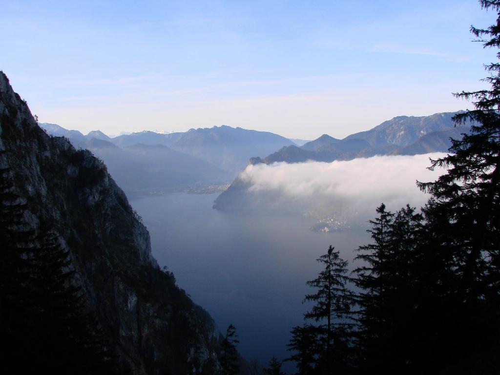 Erster Ausblick vom Hernlersteig