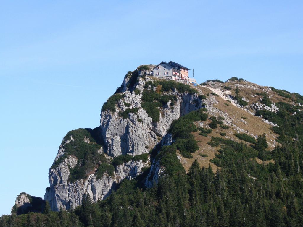 Letztes Stück des Klettersteigs zur Gmundner Hütte