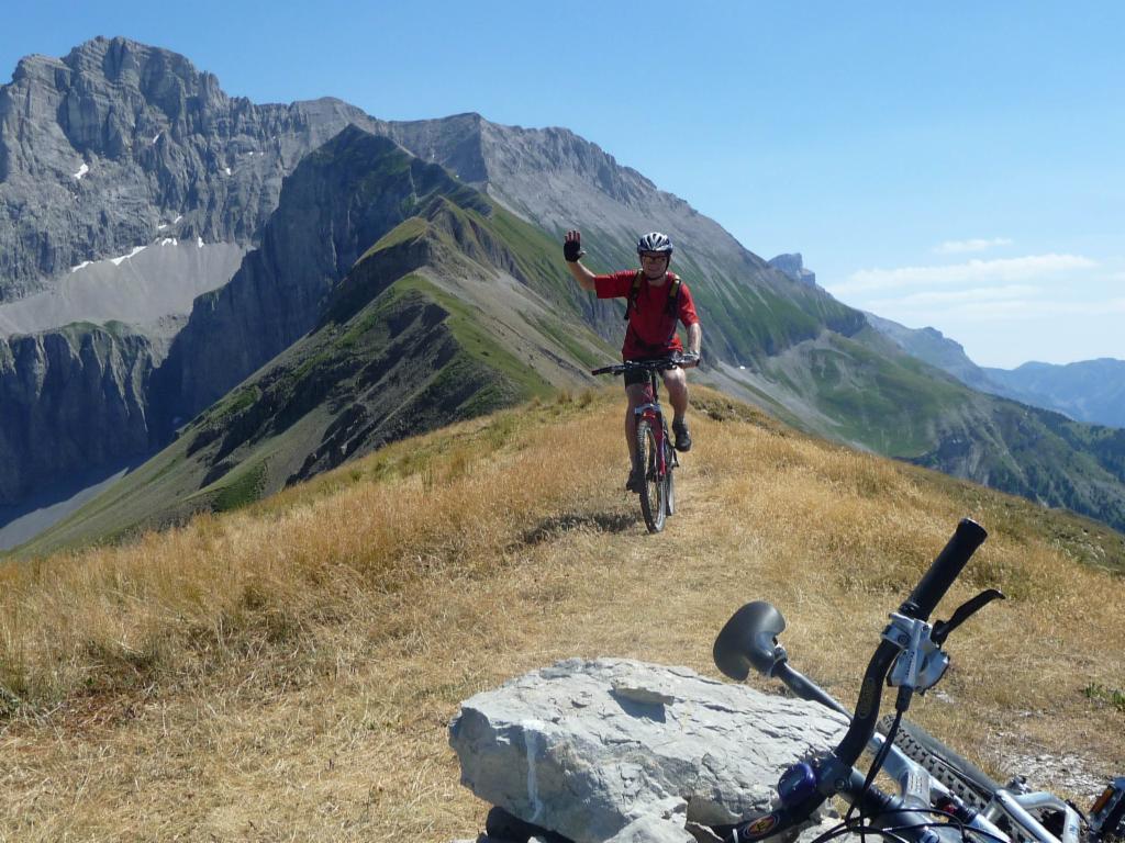 Arrivée au sommet