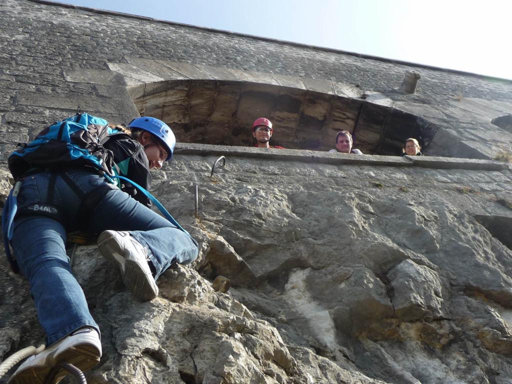 Sortie à la casemate