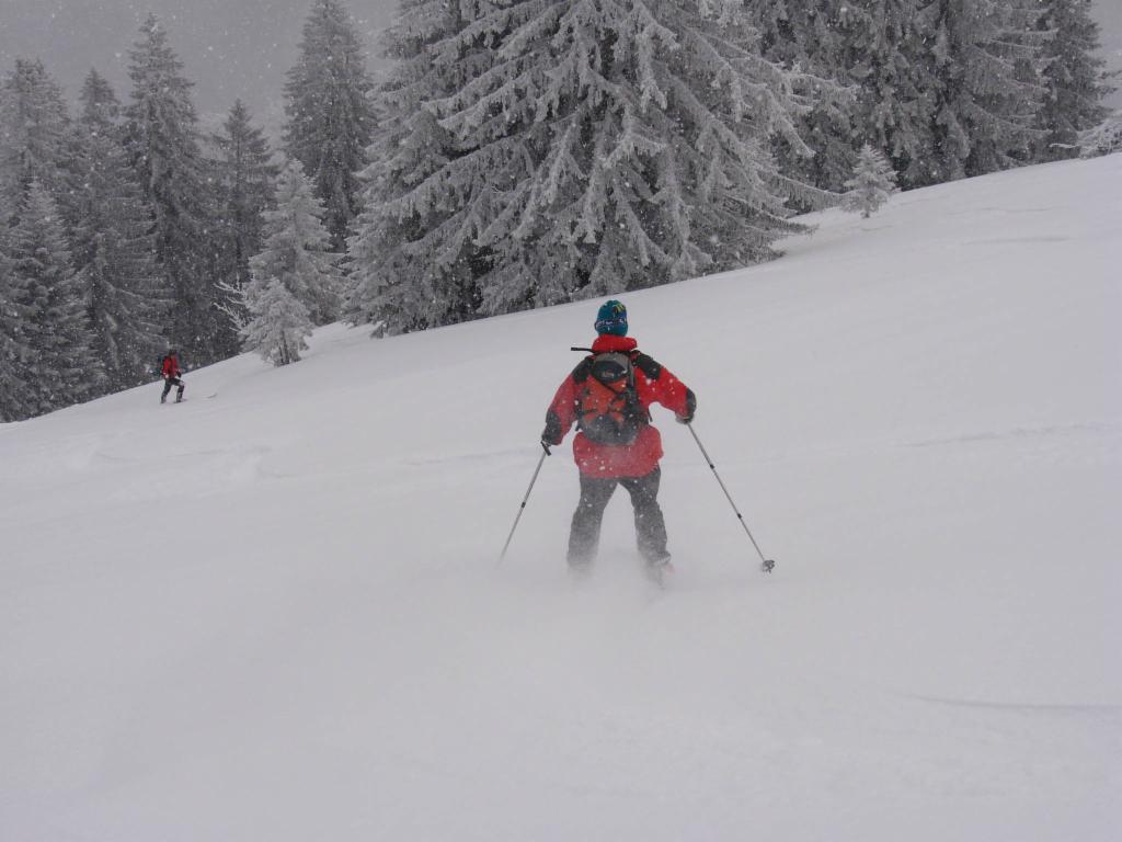 Abfahrt am Ödboden