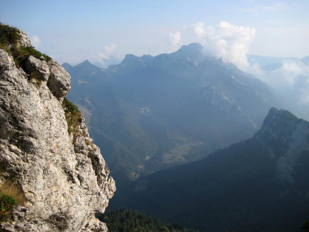 Vue vers la Grande Chartreuse et le Grand Som