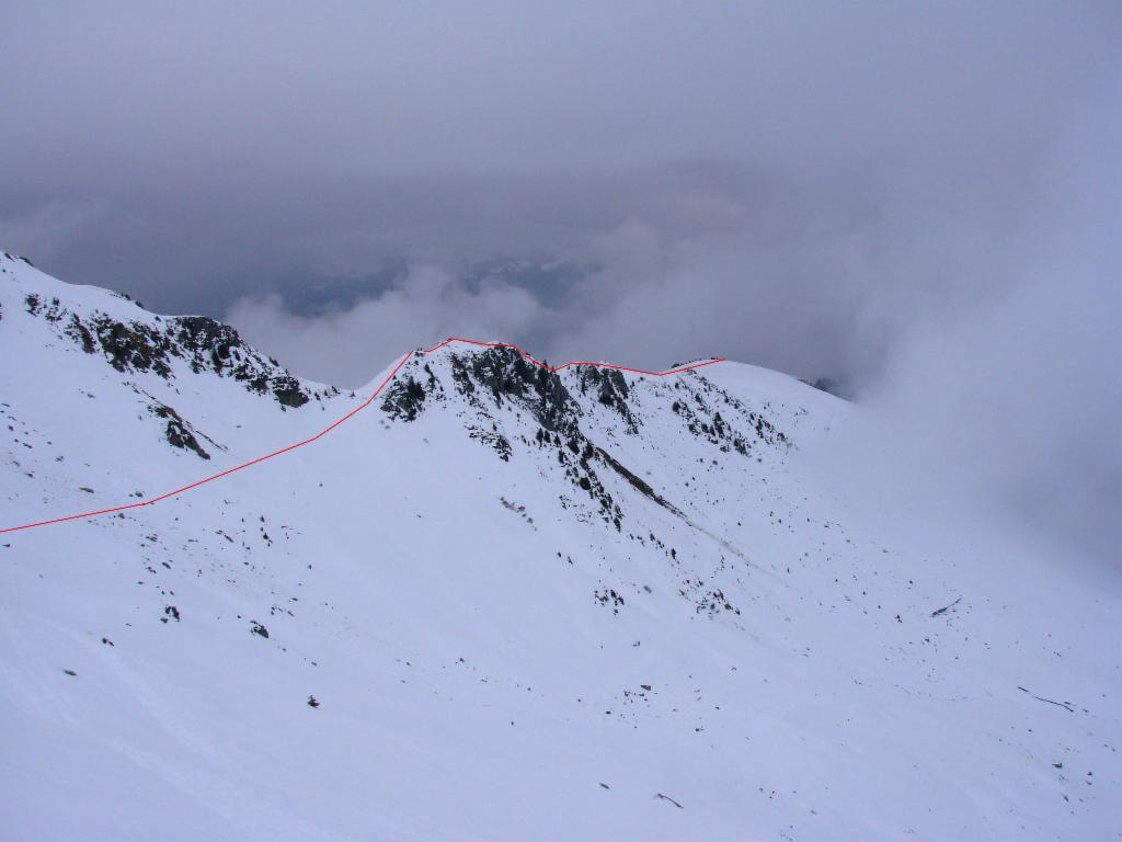 Chemin sur la Crête