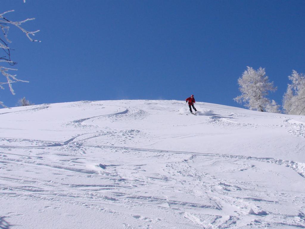 Sonne, Schnee, blauer Himmel
