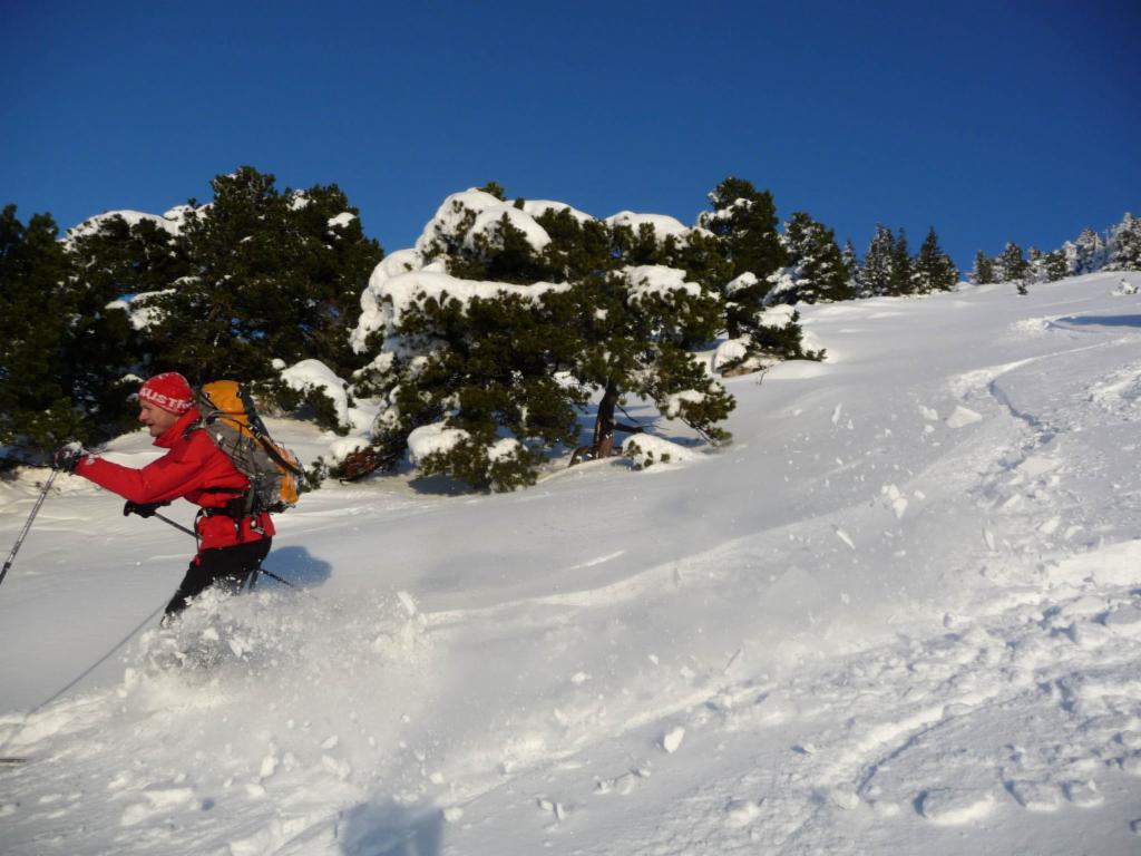 Descente côté Montagnes de Lans