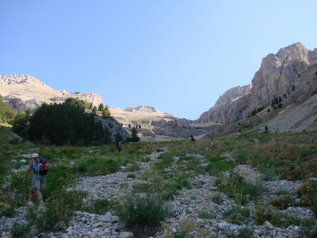 Montée, encore à l'ombre