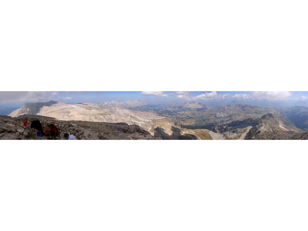 Vue panoramique nordouest à sudest