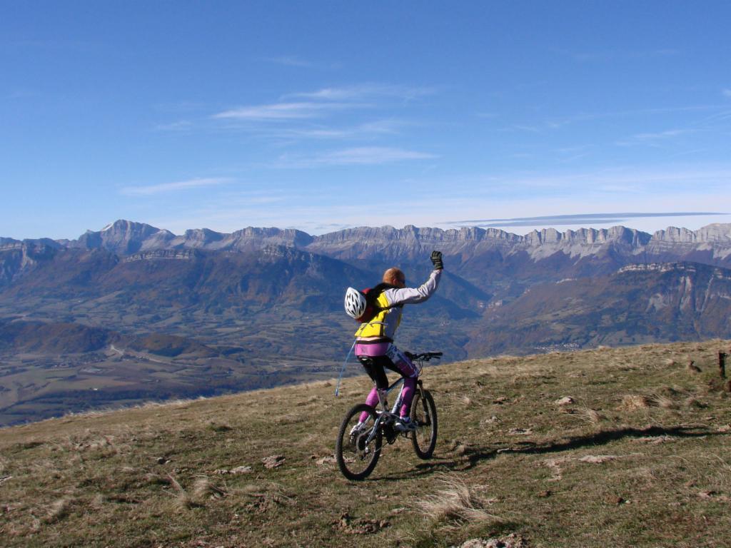 Vercors depuis le sommet de la Peyrouse