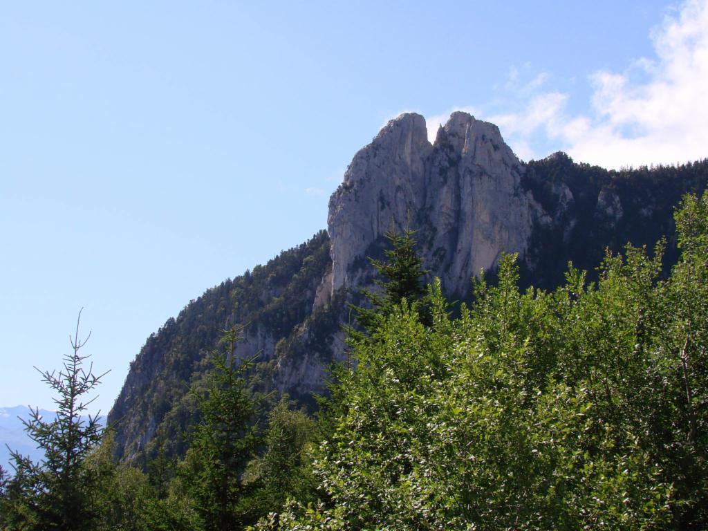 Les Trois Pucelles depuis St-Nizier