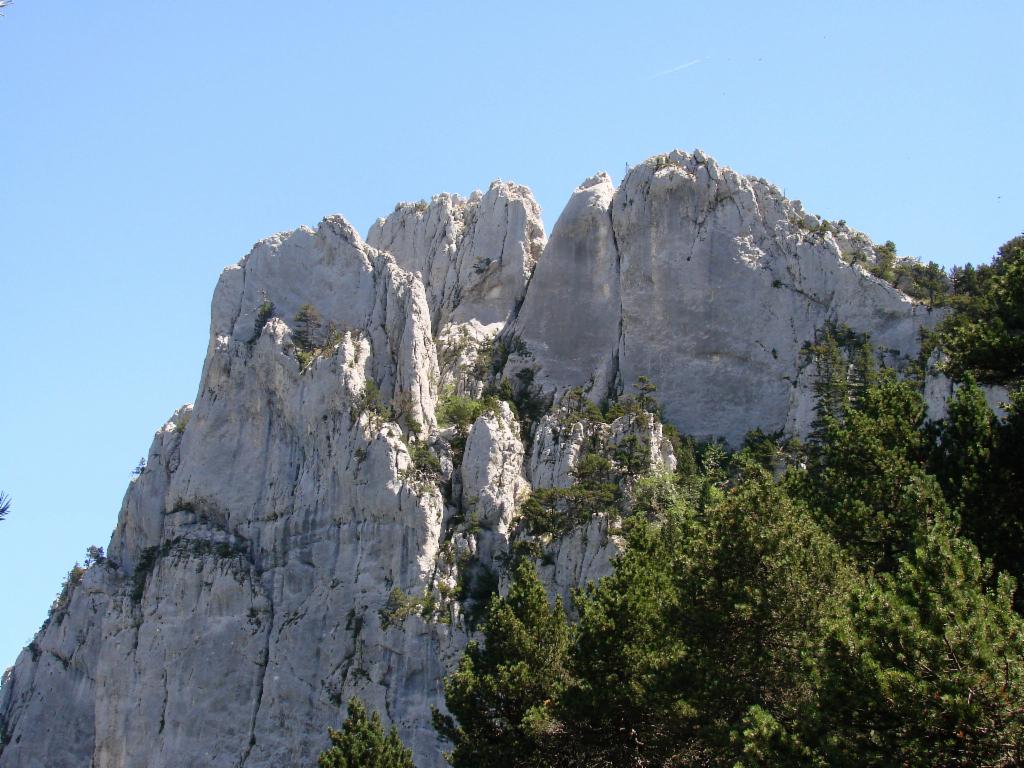 Crête de la Pucelle Centrale sur la droite