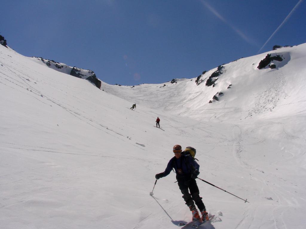 Descente du col