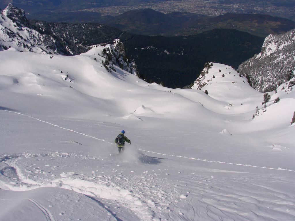 Descente face nord-ouest
